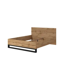 halle-s-lozko-160x200-cm-dab-wotan-czarny-mat