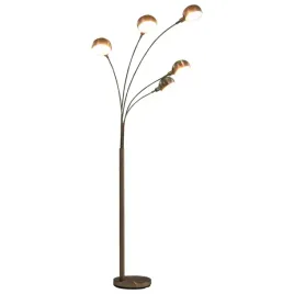lampa-stojaca-200-cm-5-x-e14-srebrna