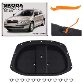 skoda-octavia-ii-2004-2012-wygluszenie-maski-1z0863831a-spinki-nowe