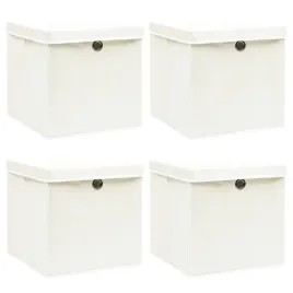 pudelka-z-pokrywami-4-szt-biale-32x32x32-cm-tkanina