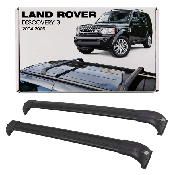 LAND ROVER DISCOVERY 3 L319 2004-2009 BELKI DO RELINGÓW CZARNE OE VPLAR0001