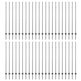 slupki-ogrodzeniowe-88-pcs-szary-200-cm-stal