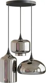 lampa-wiszaca-okragla-szklo-dymny-szary-3-klosze-duza