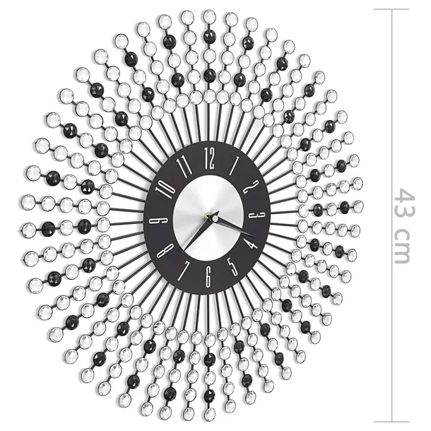 zegar-scienny-nowoczesny-do-salonu-o43-cm-czarny-metal-krysztalowy-zasilanie-baterie