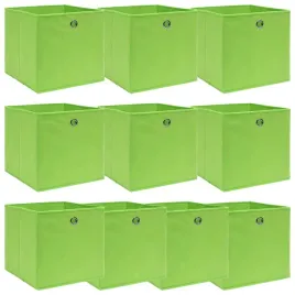 pudelka-10-szt-zielone-32x32x32-cm-tkanina