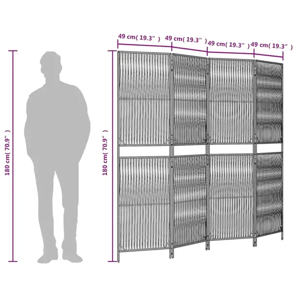 parawan-4-panelowy-brazowy-polirattan-stan-nowy-wysokosc-parawanu-180-cm