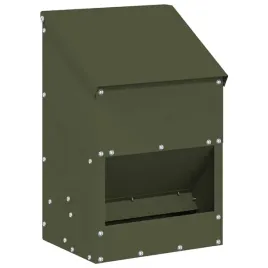 karmnik-dla-kur-z-metalu-zielony-oliwkowy-odporny-na-warunki-atmosferycz