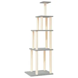 drapak-dla-kota-z-sizalowymi-slupkami-jasnoszary-183-cm