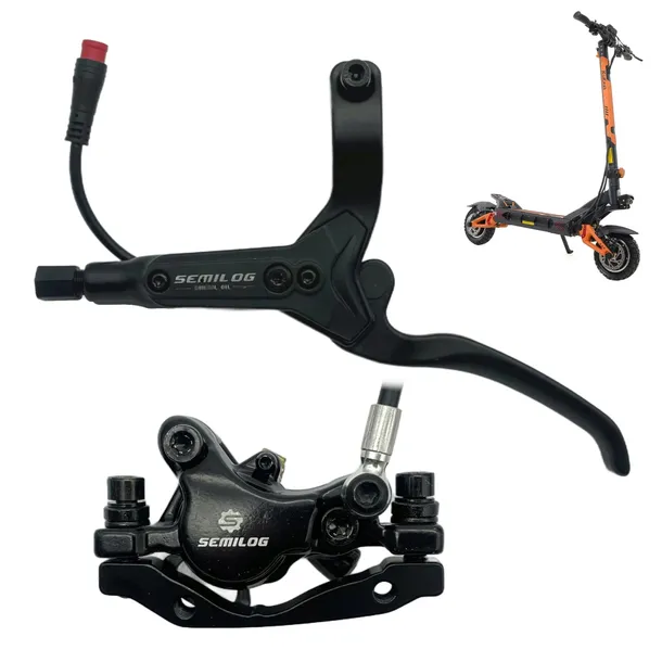 Zestaw Lewa Dźwignia Hamulca + Tylny Zacisk Hydrauliczny do KuKirin G3 PRO