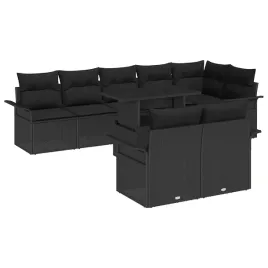 zestaw-sof-na-ogrod-z-poduszka-9-pcs-czarny-polirattan