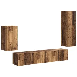 zestaw-szafek-rtv-4-pcs-stare-drewno-material-drewnopochodny