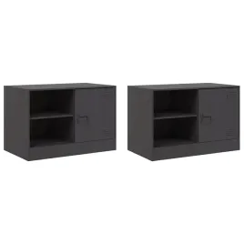 szafki-pod-telewizor-2-szt-czarne-67x39x44-cm-stalowe