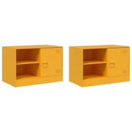 szafki-pod-telewizor-2-szt-musztardowe-67x39x4
