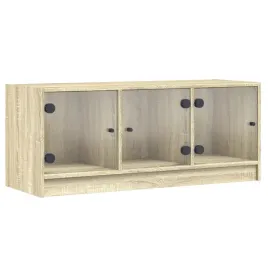 szafka-tv-ze-szklanymi-drzwiami-dab-sonoma-102x37x42-cm