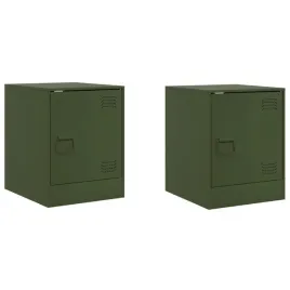 szafki-nocne-2-szt-oliwkowa-zielen-345x39x44-cm-stal