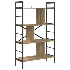 polka-na-ksiazki-dab-rzemieslniczy-75-x-30-x-1235-cm