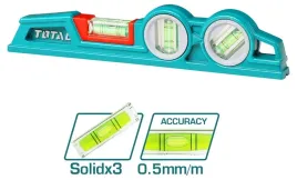 poziomica-aluminiowa-245mm-z-3-libellami-v-rowek-poziomica-3-libelle-total