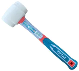mlotek-gumowy-bialy-220g-trzonek-fiberglass-mlotek-maly-biala-guma-total