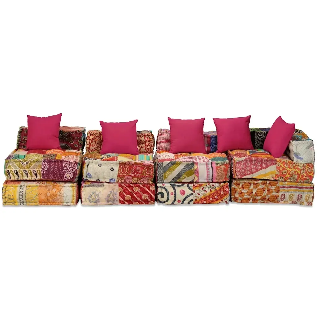 puf-modulowy-4-osobowy-patchwork-tkanina