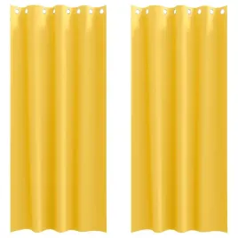 firany-blackout-z-kolkami-2-pcs-musztardowy-zolty-245-x-140-cm