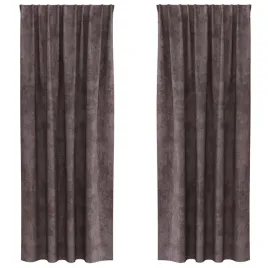 zaslona-z-zaslonami-2-pcs-brazowy-245-x-140-cm-aksamit