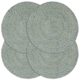 maty-na-stol-4-szt-gladkie-oliwkowe-38-cm-okragle-juta