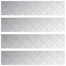 stopien-prostokatny-4-szt-srebrny-90-x-20-cm-aluminium