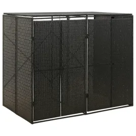 oslona-na-2-kosze-na-smieci-czarna-140x80x117-cm-polirattan