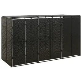 oslona-na-3-kosze-na-smieci-czarna-207x80x117-cm-polirattan