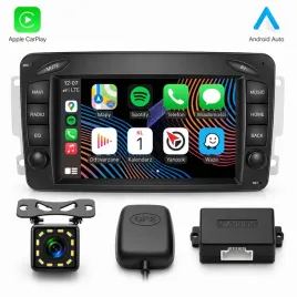 radio-android-carplay-nawigacja-mercedes-w209-w210-w203-w170-wifi-bluetooth