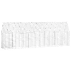 klatka-dla-kur-2-pcs-srebrny-600-x-100-x-210-cm