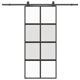 drzwi-przesuwne-z-zestawem-okuc-czarne-90x205cm-szklo-hartowane
