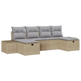 zestaw-sof-na-ogrod-z-poduszka-6-pcs-bezowy-polirattan