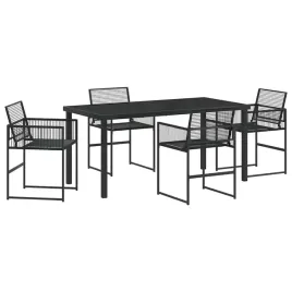 zestaw-do-jadalni-w-ogrodzie-5-pcs-czarny-polirattan