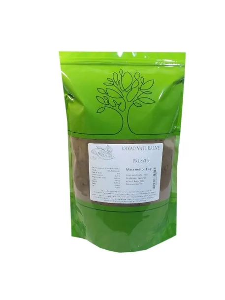 KAKAO NATURALNE 1KG proszek niealkalizowane Ecobi