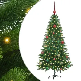 sztuczna-choinka-z-led-150-cm-z-pvc-stozkowa-zielona-do-uzytku-wewnet