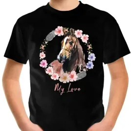 t-shirt-koszulka-dla-dziecka-konie-164-super-jakosc