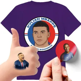 zestaw-3w1-koszulka-dla-dzieci-tatuaze-naklejki-mbappe-140-jakosc
