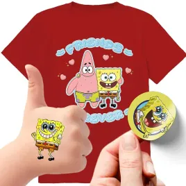 zestaw-3w1-koszulka-dla-dzieci-tatuaze-naklejki-spongebob-140-jakosc