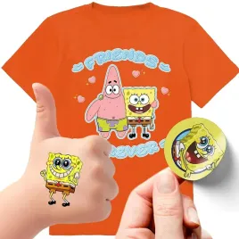 zestaw-3w1-koszulka-dla-dzieci-tatuaze-naklejki-spongebob-152-jakosc