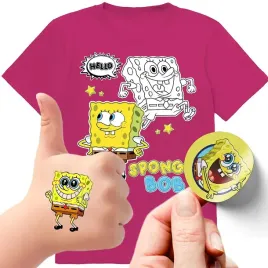 zestaw-3w1-koszulka-dla-dzieci-tatuaze-naklejki-spongebob-164-jakosc