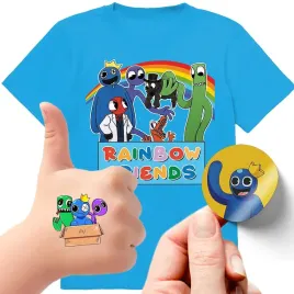 zestaw-3w1-koszulka-dla-dzieci-tatuaze-naklejki-rainbow-friends-152-jakosc