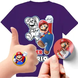 zestaw-3w1-koszulka-dla-dzieci-tatuaze-naklejki-super-mario-bros-140-jakosc