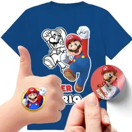 zestaw-3w1-koszulka-dla-dzieci-tatuaze-naklejki-super-mario-bros-140-jakosc