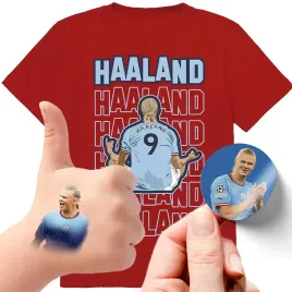 zestaw-3w1-koszulka-dla-dzieci-tatuaze-naklejki-erling-braut-haaland-140