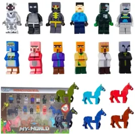 zestaw-figurek-minecraft-konie-18-szt-klocki-figurki-akcesoria-ludziki