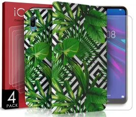 zestaw-etui-do-huawei-y6-2019-wzory-szklo-x4