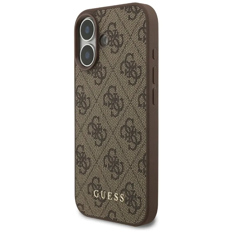 guess-4g-classic-etui-iphone-17-brazowy