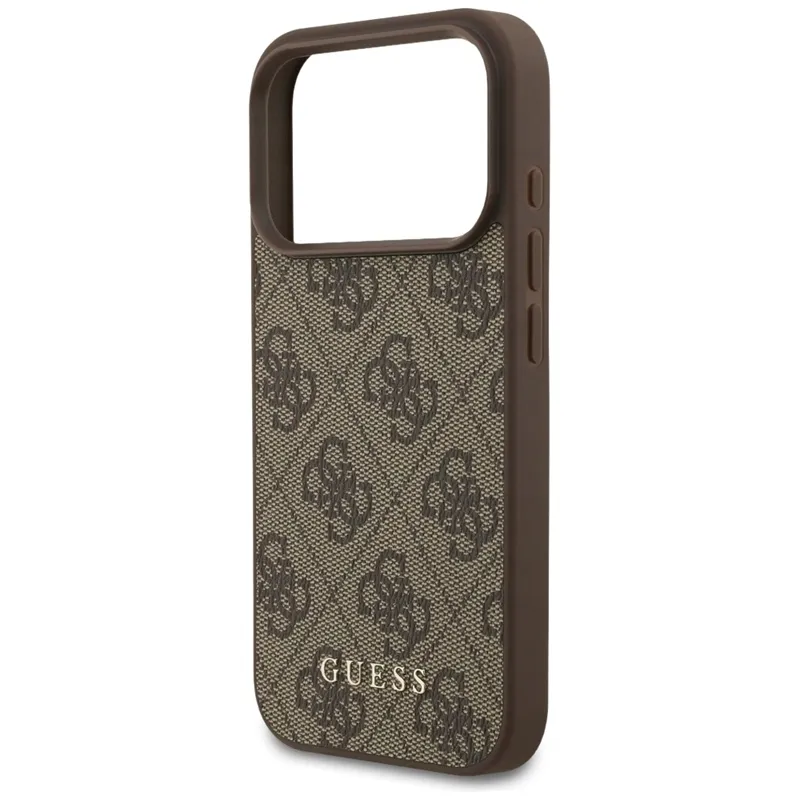 guess-4g-classic-etui-iphone-17-pro-brazowy