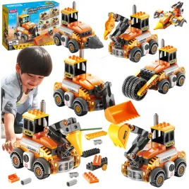 klocki-konstrukcyjne-pojazdy-budowlane-ruchome-6w1-mega-konstruktor-141-el